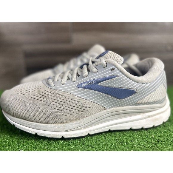 Brooks Addiction 14 Gray Purple Womens Size 9.5 wide Running Shoe Sneaker - Picture 1 of 9